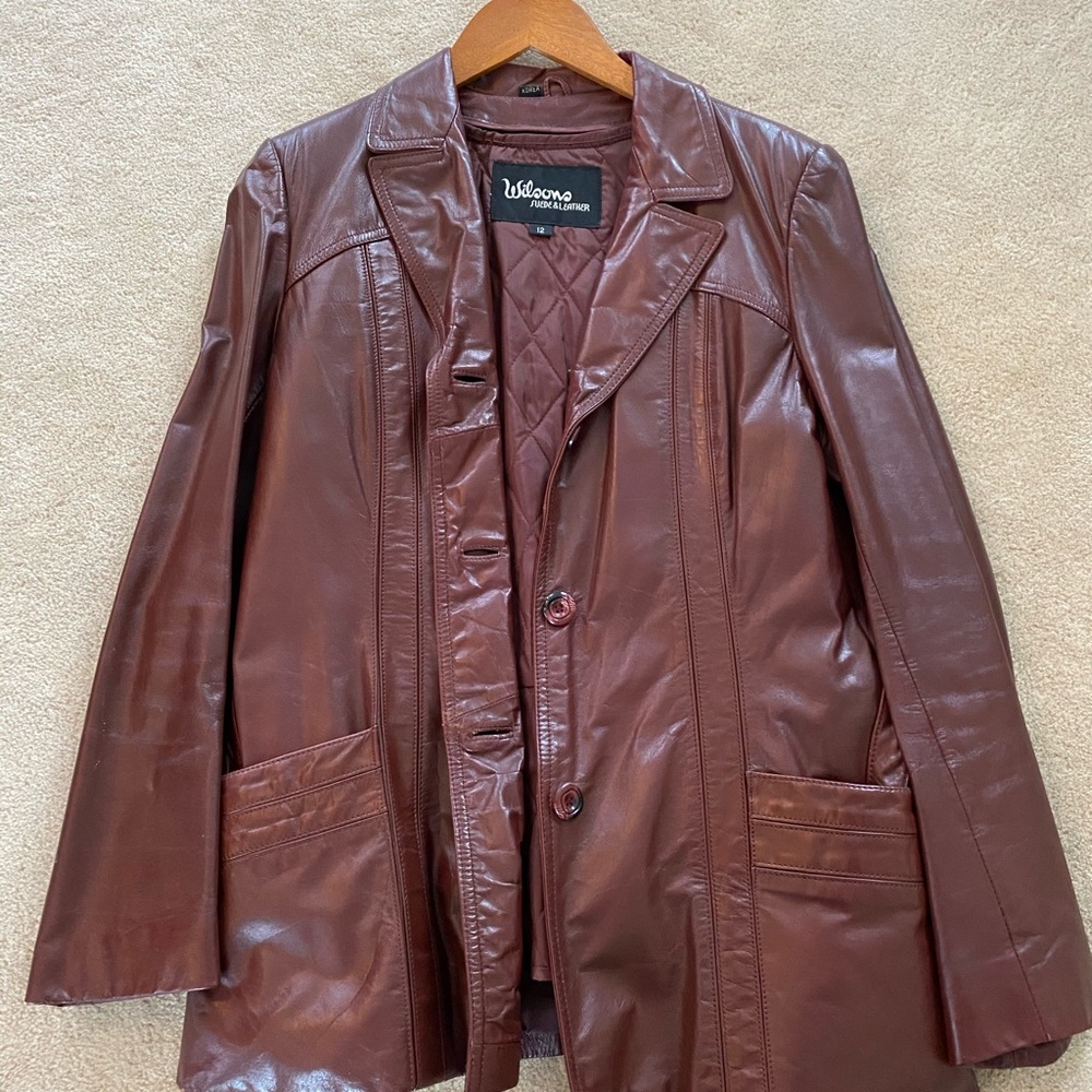 Vintage leather jacket